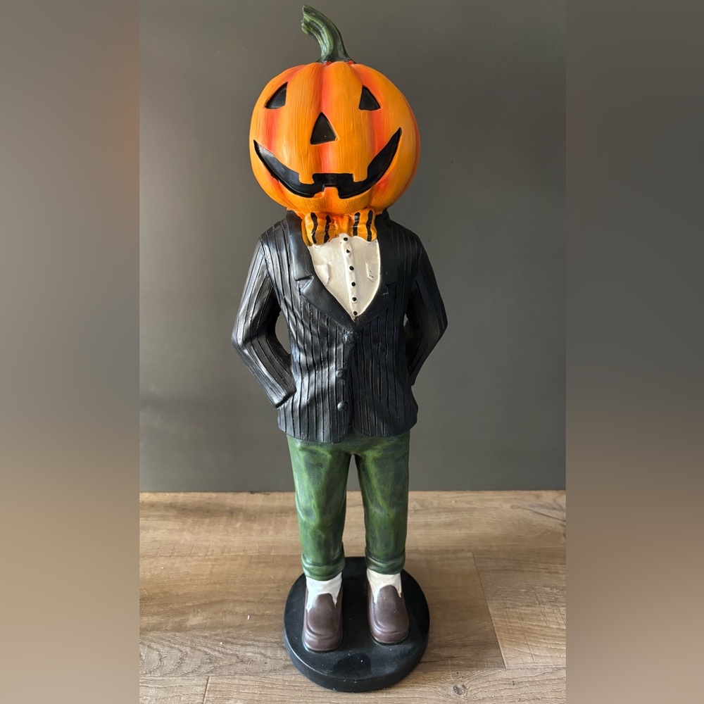 Martha Stewart Daper Jack Large Pumpkin Man Decor